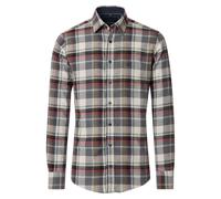 Casa Moda - Comfort Fit - Herren Freizeit Flanell Hemd Langarm (444374800), Größe:L, Farbe:Grün (300)