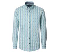 Casa Moda Comfort Fit Hemd grün, Gestreift