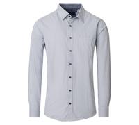 Langarmhemd CASAMODA "CASAMODA Freizeithemd Print", Herren, Gr. XL, Normalgrößen, grün, 100% Baumwolle, bedruckt, comfort fit, Hemden (69449202-XL) grün