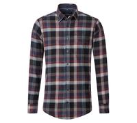 Casa Moda Freizeithemd Casual Comfort Fit kariert Anthrazit Größe L