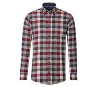 Casa Moda Freizeithemd Casual Comfort Fit kariert Rot Größe L