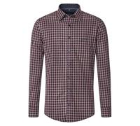 Langarmhemd CASAMODA "CASAMODA Freizeithemd kariert", Herren, Gr. L, Normalgrößen, rot, 100% Baumwolle, kariert, comfort fit, Hemden (58898226-L) rot