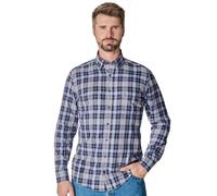 Langarmhemd CASAMODA "CASAMODA Freizeithemd kariert" Gr. XXL, Normalgrößen, blau Herren Hemden (37401828-XXL) blau