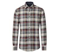 Casa Moda Herren Flanell-Freizeithemd Langarm Comfort Fit kariert Grün Größe XXL