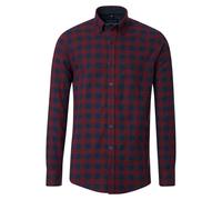 Langarmhemd CASAMODA "CASAMODA Freizeithemd kariert" Gr. L, Normalgrößen, rot Herren Hemden (30638745-L) rot