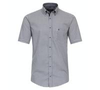 CASAMODA - Freizeithemd Kurzarm aqua bis petrol - Gr. - 4XL