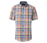 Casa Moda Comfort Fit Hemd Kurzarm blau