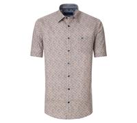 Casa Moda Comfort Fit Hemd Kurzarm blau