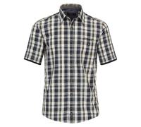 Freizeithemd Kurzarm Blau XL