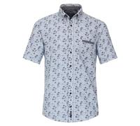Casa Moda Casual Casual Fit Hemd Kurzarm blau