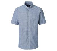 CASAMODA Freizeithemd Kurzarm gestreift Comfort Fit Blau XL