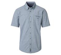 Kurzarmhemd CASAMODA "CASAMODA Freizeithemd Kurzarm kariert", Herren, Gr. XL, Normalgrößen, grün, 100% Baumwolle, kariert, lässig geschnitten, Hemden (51713908-XL) grün