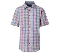 Kurzarmhemd CASAMODA "CASAMODA Freizeithemd Kurzarm kariert", Herren, Gr. XL, Normalgrößen, rot, 100% Baumwolle, kariert, lässig geschnitten, Hemden (65837747-XL) rot