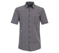 CASAMODA Freizeithemd Kurzarm kariert Comfort Fit