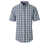 Kurzarmhemd CASAMODA "CASAMODA Freizeithemd Kurzarm kariert", Herren, Gr. XL, Normalgrößen, grün, 100% Baumwolle, kariert, comfort fit, Hemden (68359812-XL) grün