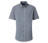CASAMODA Freizeithemd Kurzarm kariert Comfort Fit Blau XXL