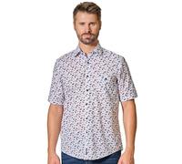 Casa Moda Freizeithemd Kurzarm Print Casual Fit – 100% Baumwolle, bedruckt – Herren L hellblau
