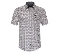 CASAMODA Freizeithemd Kurzarm Print Casual Fit