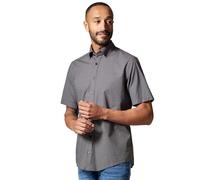 CASAMODA Freizeithemd Kurzarm Print Casual Fit Dunkelorange L