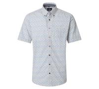 Kurzarmhemd CASAMODA "CASAMODA Freizeithemd Kurzarm Print", Herren, Gr. XXL, Normalgrößen, gelb, 100% Baumwolle, bedruckt, lässig geschnitten, Hemden (34258942-XXL) gelb