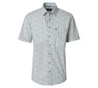 CASAMODA Freizeithemd Kurzarm Print Casual Fit Grün 3XL
