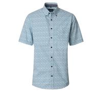 CASAMODA Freizeithemd Kurzarm Print Casual Fit Grün XXL