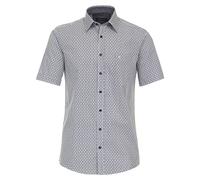 CASAMODA Freizeithemd Kurzarm Print Comfort Fit Hellblau M