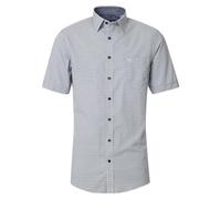 Kurzarmhemd CASAMODA "CASAMODA Freizeithemd Kurzarm Print" Gr. XXL, Normalgrößen, blau (mittelblau) Herren Hemden (49736534-XXL) mittelblau