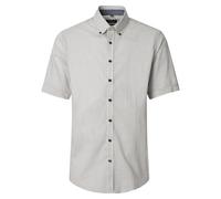 Kurzarmhemd CASAMODA "CASAMODA Freizeithemd Kurzarm Print", Herren, Gr. M, Normalgrößen, beige, 100% Baumwolle, bedruckt, comfort fit, Hemden (93174302-M) beige