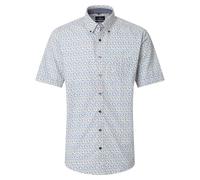 CASAMODA Freizeithemd Kurzarm Print Comfort Fit Gelb XL