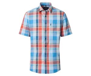 CASAMODA - Freizeithemd Kurzarm türkis - Gr. - 4XL