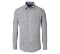 Casa Moda Langarmshirt Casual Fit bedruckt Beige/Marineblau XXL