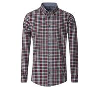 Langarmhemd CASAMODA "CASAMODA Freizeithemd kariert", Herren, Gr. XXL, Normalgrößen, rot, 100% Baumwolle, kariert, lässig geschnitten, Hemden (89401660-XXL) rot