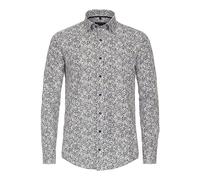 CASAMODA Freizeithemd Green-Kollektion Print Casual Fit Dunkelblau XL