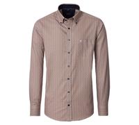 Casa Moda Casual Fit Hemd orange, Bedruckt