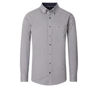Casa Moda Casual Fit Hemd silber, Bedruckt