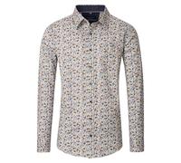 Casa Moda Casual Comfort Fit Hemd blau, Bedruckt