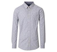 Casa Moda Freizeithemd Comfort Fit bedruckt Blau Größe L