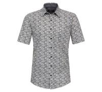 Casa Moda Casual Comfort Fit Hemd blau, Print