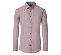 Langarmhemd CASAMODA "CASAMODA Freizeithemd Print", Herren, Gr. M, Normalgrößen, rot, 100% Baumwolle, bedruckt, comfort fit, Hemden (22775727-M) rot