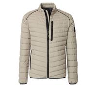 Langjacke CASAMODA "CASAMODA Jacke uni", Herren, Gr. S, weiß (weißbeige), 100% Polyester, Jacken (58230307-S) weißbeige