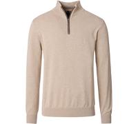 Casa Moda Casual Regular Fit Troyer beige, Einfarbig