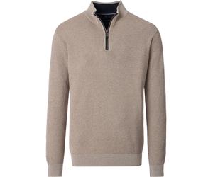 CASAMODA Halfzip Pullover Structure Beige - Größe 3XL Beige 3XL
