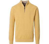 CASAMODA Halfzip Pullover Structure Melange Gelb - Größe 3XL Gelb 3XL