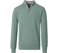 CASAMODA Halfzip Pullover Structure Melange Hellgrün - Größe L Grün L