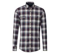 Casamoda - Flanellhemd blau - Gr. - XXL