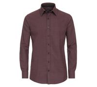 Casa Moda Casual Comfort Fit Hemd rot, Gemustert