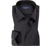 CASAMODA Herren Businesshemd, Schwarzgrau - Uni Nah (800), 40