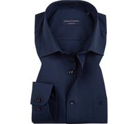 Businesshemd CASAMODA "CASAMODA uni" Gr. 50, Normalgrößen, blau (sattes dunkelblau) Herren Hemden (42792447-50) sattes dunkelblau