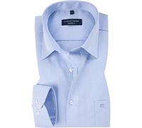 Businesshemd CASAMODA "CASAMODA Businesshemd uni", Herren, Gr. 47, Normalgrößen, blau (hellblau), 100% Baumwolle, unifarben, schmal, Hemden (86066226-47) hellblau